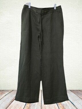 Willi Smith Olive Drawstring Jogger Pants
